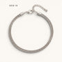 Tria Anklet Silver